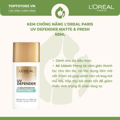 Kem chống nắng L’Oreal Paris UV Defender