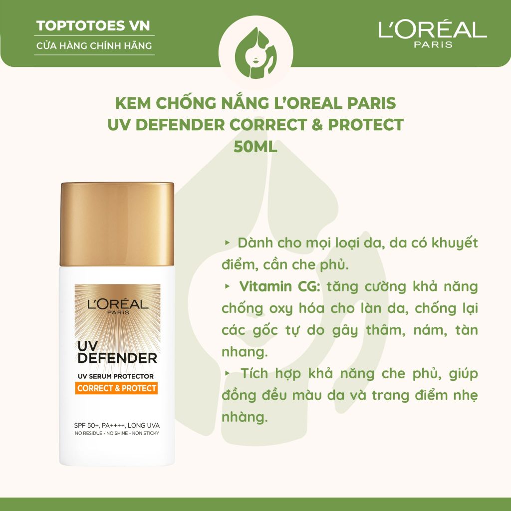 Kem chống nắng L’Oreal Paris UV Defender