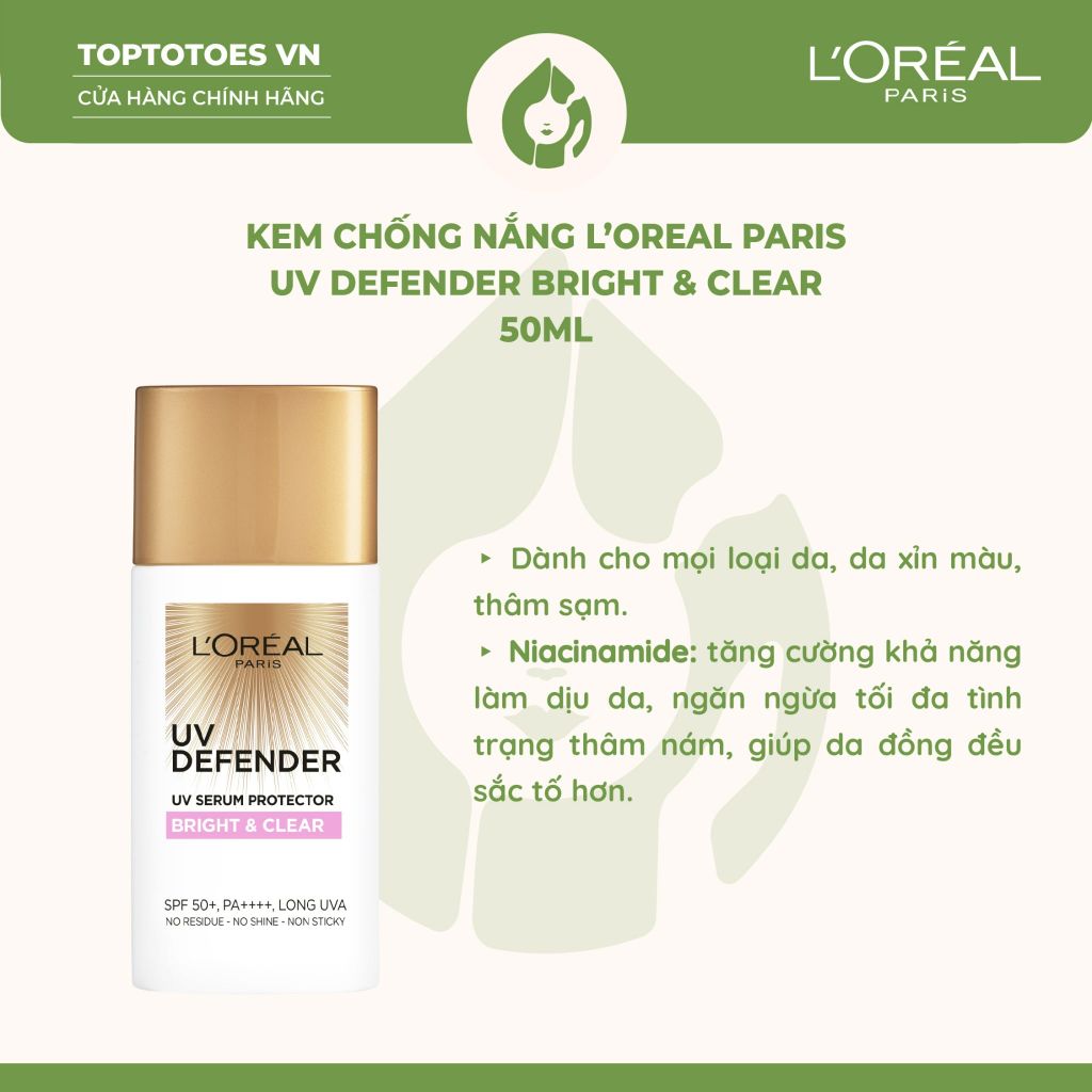 Kem chống nắng L’Oreal Paris UV Defender