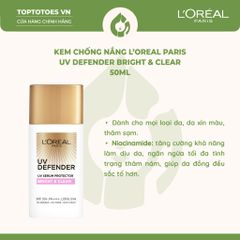 Kem chống nắng L’Oreal Paris UV Defender