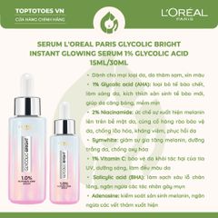 Serum L'Oreal Paris Glycolic Bright 1.0% Glycolic Acid