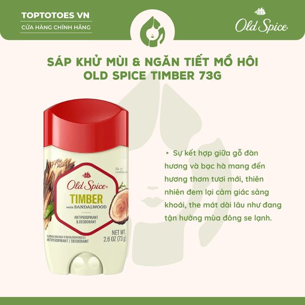 Sáp Khử Mùi Old Spice 73g - Timber