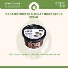 Tẩy da chết cho cơ thể Organic Shop 250ml