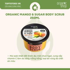 Tẩy da chết cho cơ thể Organic Shop 250ml