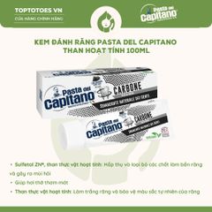 Kem đánh răng Pasta del Capitano 100ml - Than hoạt tính