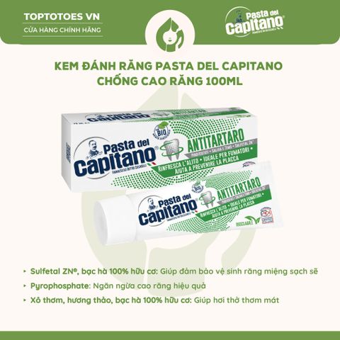 Kem đánh răng Pasta del Capitano 100ml - Chống cao răng