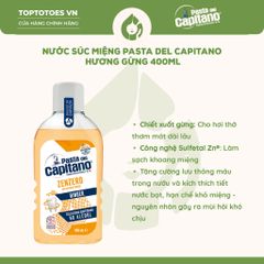 Nước súc miệng Pasta del Capitano 400ml - Hương Gừng