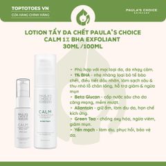 Lotion tẩy da chết Paula's Choice Calm 1% BHA Exfoliant