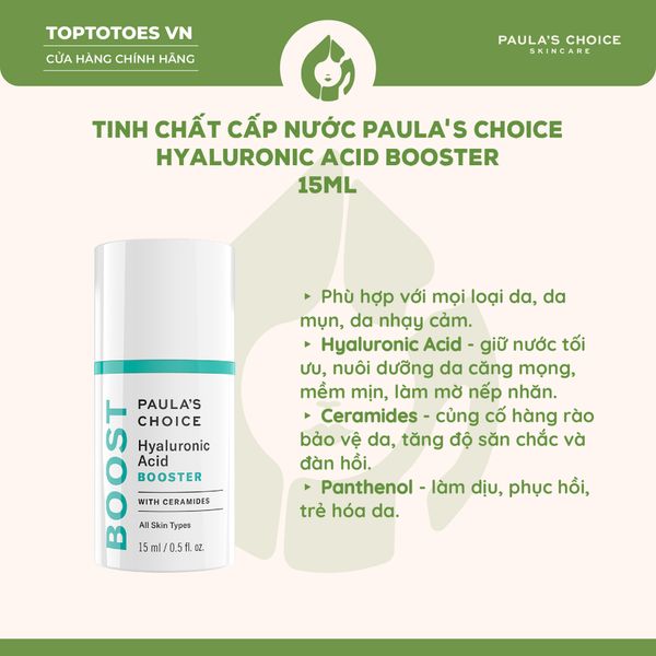 Tinh chất Paula's Choice Hyaluronic Acid Booster 15ml