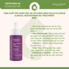 Tinh chất Paula's Choice Niacinamide 20% Clinical Treatment 20ml