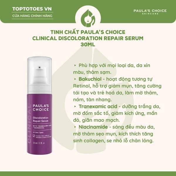 Tinh chất Paula's Choice Clinical Discoloration Repair Serum 30ml