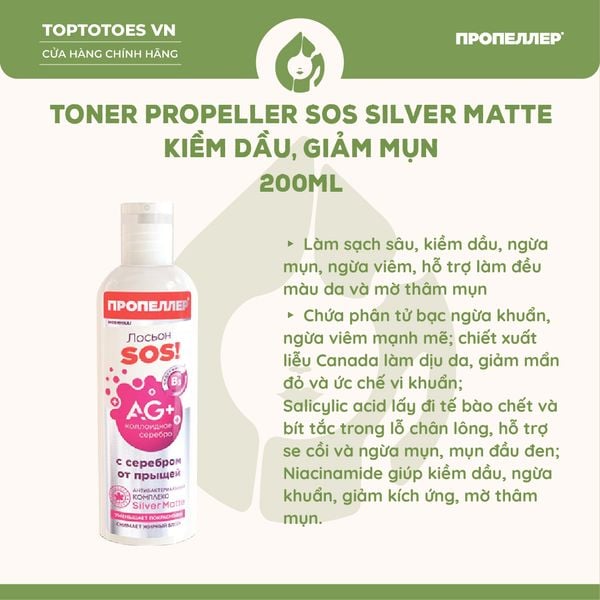 Toner Propeller SOS Silver Matte