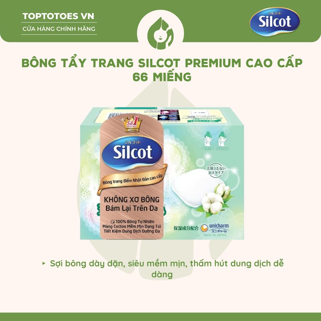 Bông tẩy trang Silcot