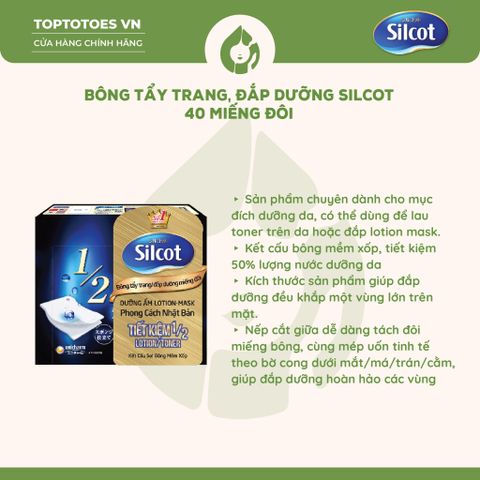 Bông tẩy trang Silcot