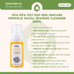 Sữa rửa mặt keo ong Sinicare Propolis Facial Foaming Cleanser 150ml