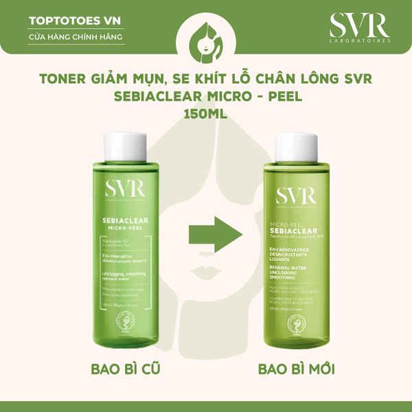 Toner SVR Sebiaclear Micro-peel 150ml