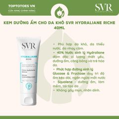 Kem dưỡng SVR Hydraliane Riche 40ml