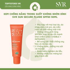 Kem chống nắng SVR Sun Secure Fluide SPF50+ 50ml