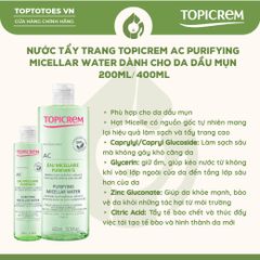 Nước tẩy trang Topicrem AC Purifying Micellar Water