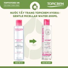 Nước tẩy trang Topicrem Gentle Micellar Water - 200ml (hồng)