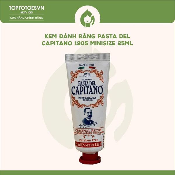Kem đánh răng Pasta del Capitano 1905 minisize 25ml