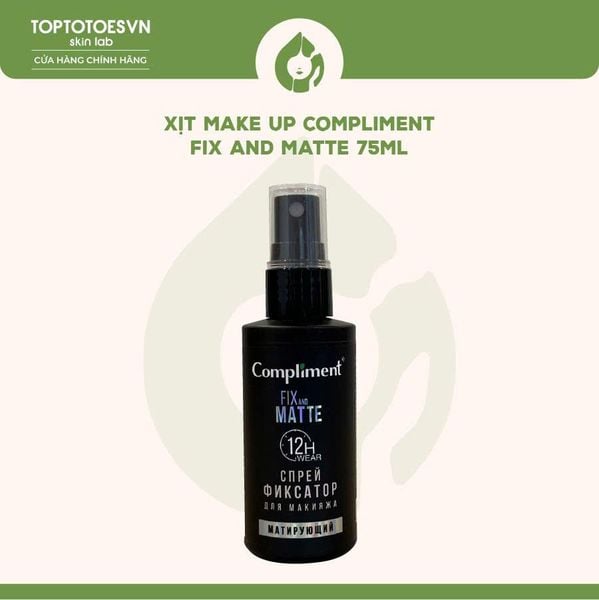 Xịt Make up Compliment Fix and Matte 75ml
