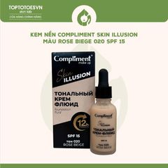 Kem nền Compliment Skin Illusion màu Rose Biege 020 SPF 15