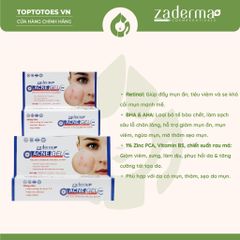 Gel trị mụn Zaderma Acne Gel 24h - 7g