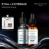  P-Tiox & C E FERULIC -Combo chống lão hóa, tái tạo da 