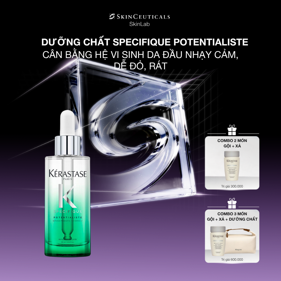  Specifique - Serum/Dưỡng chất Potentialiste cân bằng hệ vi sinh da đầu nhạy cảm, dễ đỏ, rát 