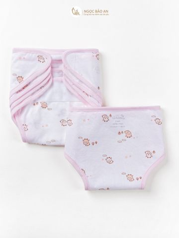 Tã dán sơ sinh in hình Honey cotton
