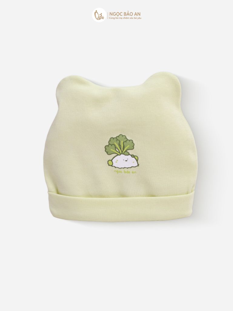 [M&B] Set 2 nón bo cotton củ cải và ốc sên