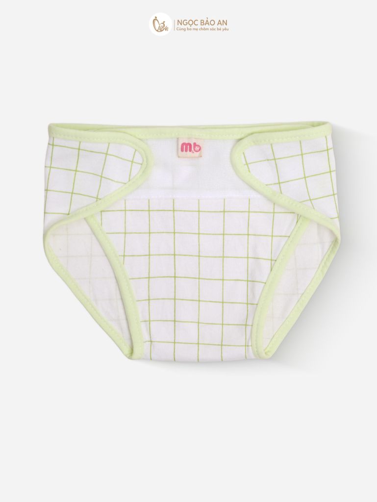 [M&B] Tã dán sơ sinh cotton caro củ cải và ốc sên