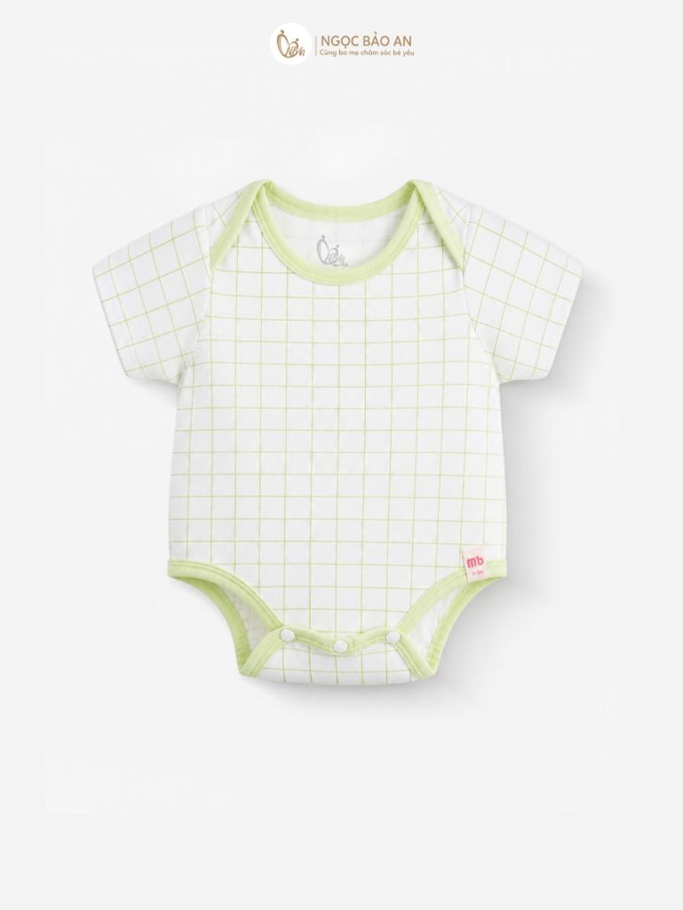 [M&B] Combo Sơ Sinh cotton tone Xanh Bơ in hình họa tiết đầy đủ phụ kiện(CBSScotton2025)
