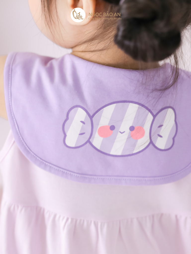 [M&B] BST CANDY: Body đùi sát nách cotton dáng bí M&b cho bé (Kẹo Cute)