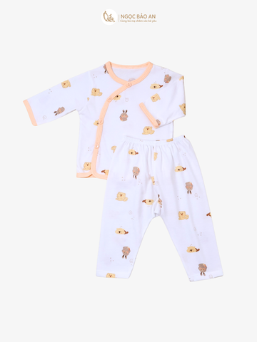 [HONEY] Quần dài lẻ sơ sinh cotton co giãn tốt