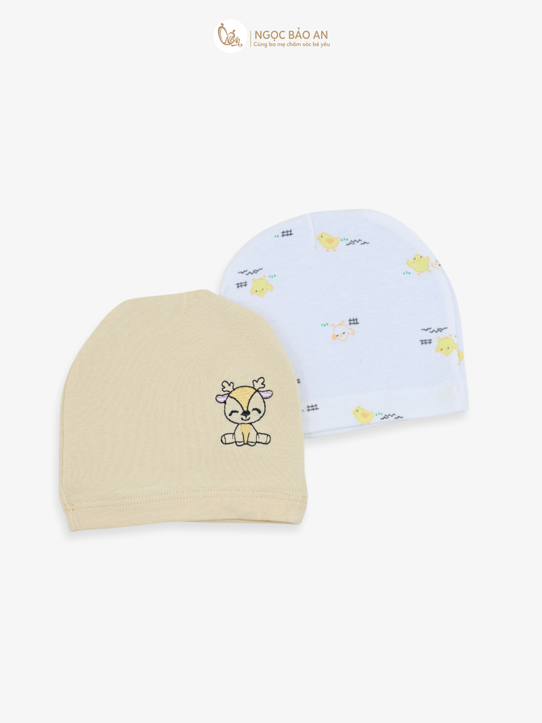 Set nón tròn 2 lớp Honey cotton