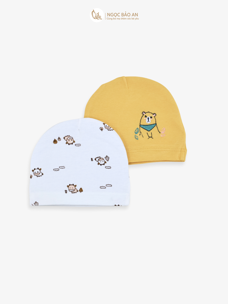 Set nón tròn 1 lớp Honey cotton