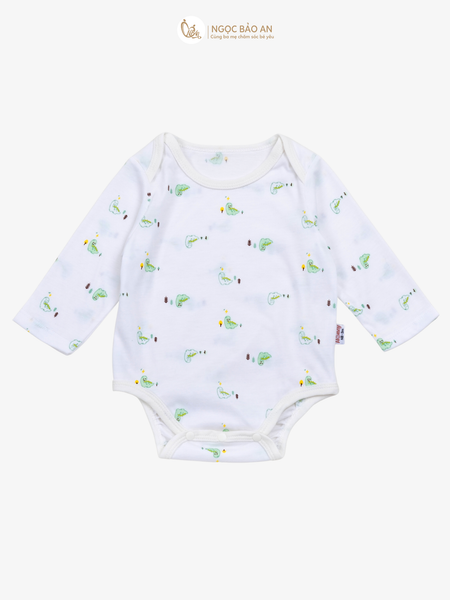 [HONEY] Bộ bodychip tay dài cotton sơ sinh