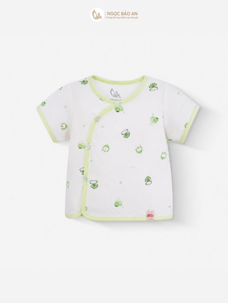 [M&B] Bộ ngắn cài bên cotton củ cải ốc sên
