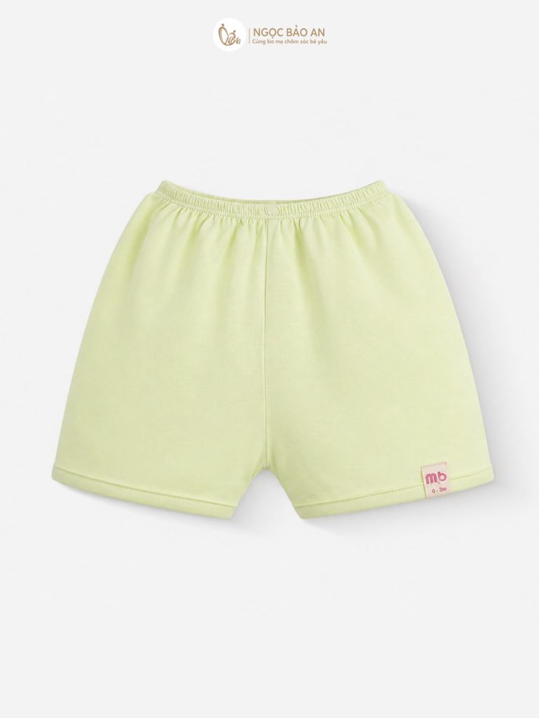 [M&B] Bộ ngắn cài bên cotton ốc sên PM