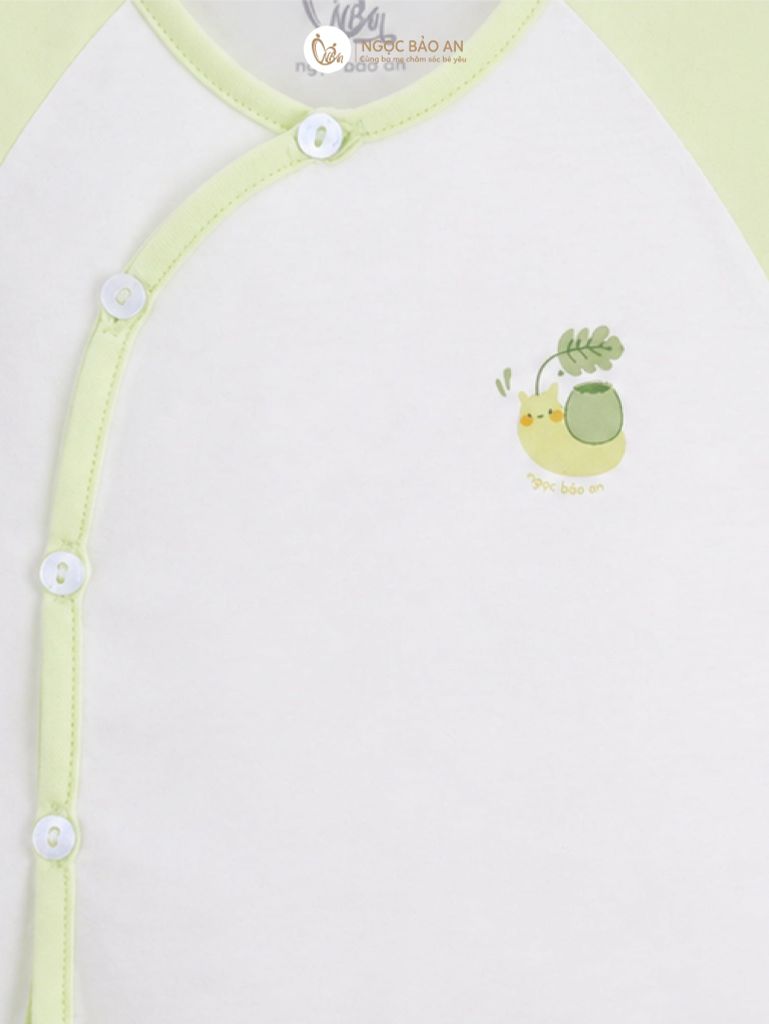 [M&B] Bộ ngắn cài bên cotton ốc sên PM