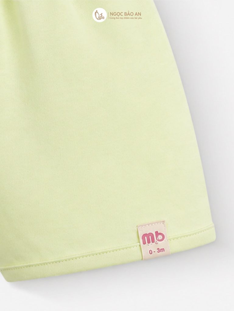 [M&B] Bộ ngắn cài bên cotton ốc sên PM