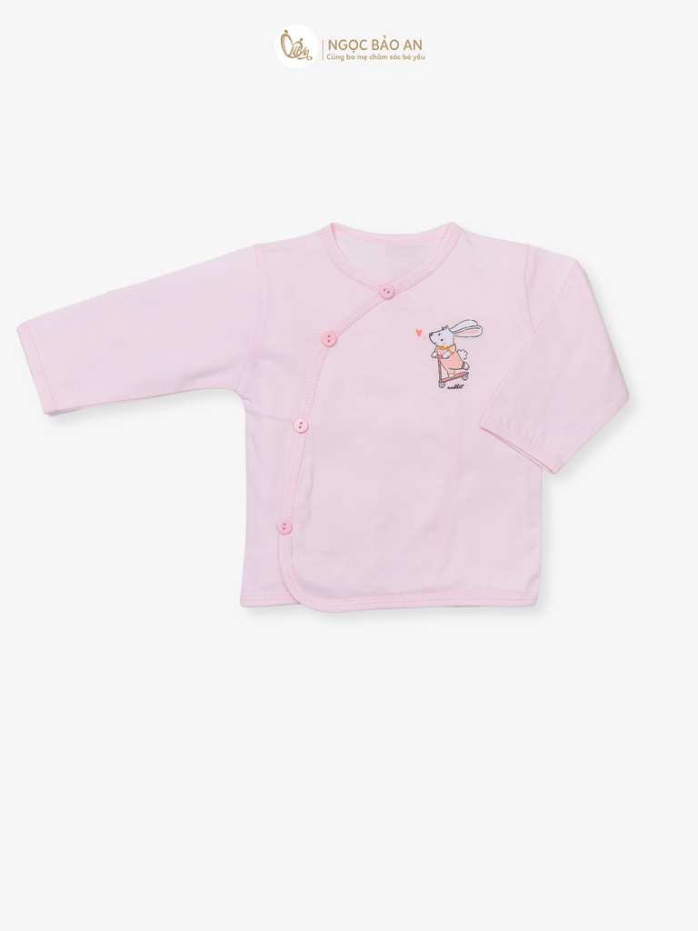 [HONEY] Set 5 áo cotton in hình dành cho bé sơ sinh