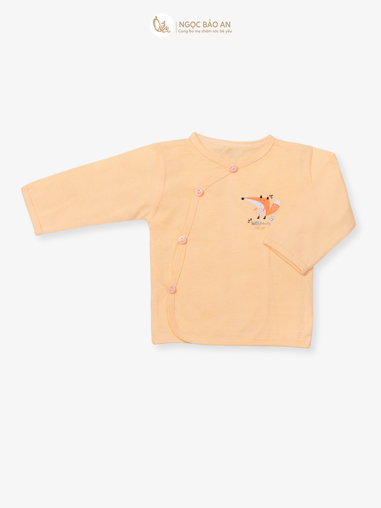 [HONEY] Set 5 áo cotton in hình dành cho bé sơ sinh