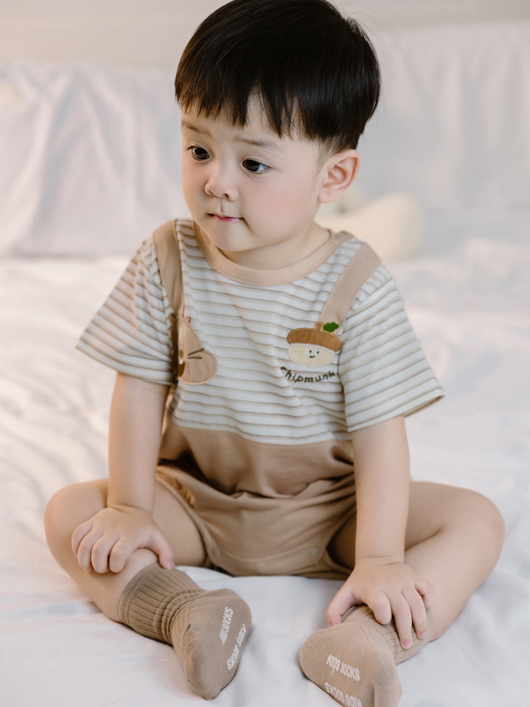 [M&B] BST SÓC: Bodychip bé Trai M&B cotton (Sóc & Hạt dẻ)