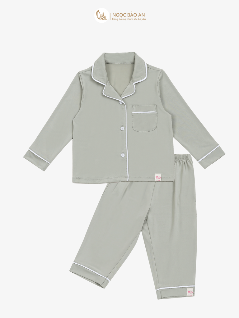 [NGỌC BẢO AN KIDS] Bộ quần áo Pijama dài tay thoáng mát dành cho bé