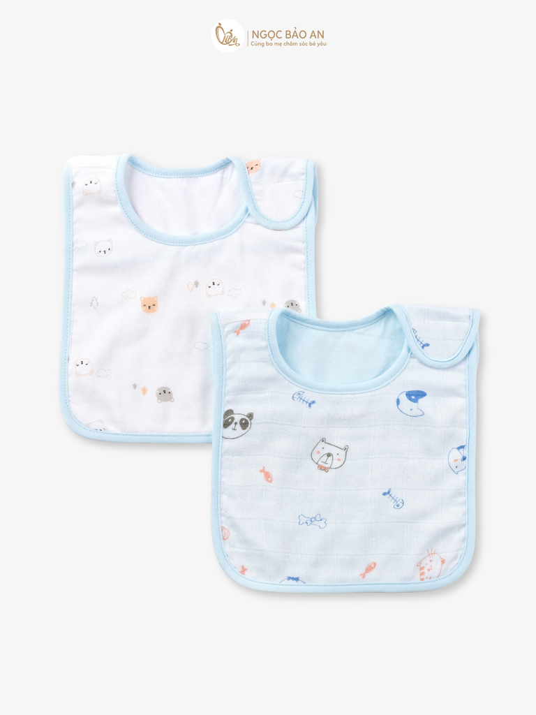 Yếm Honey Bamboo - Cotton cho bé