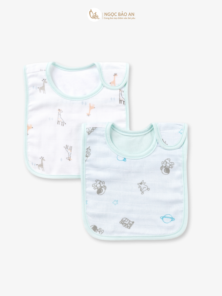 Yếm Honey Bamboo - Cotton cho bé