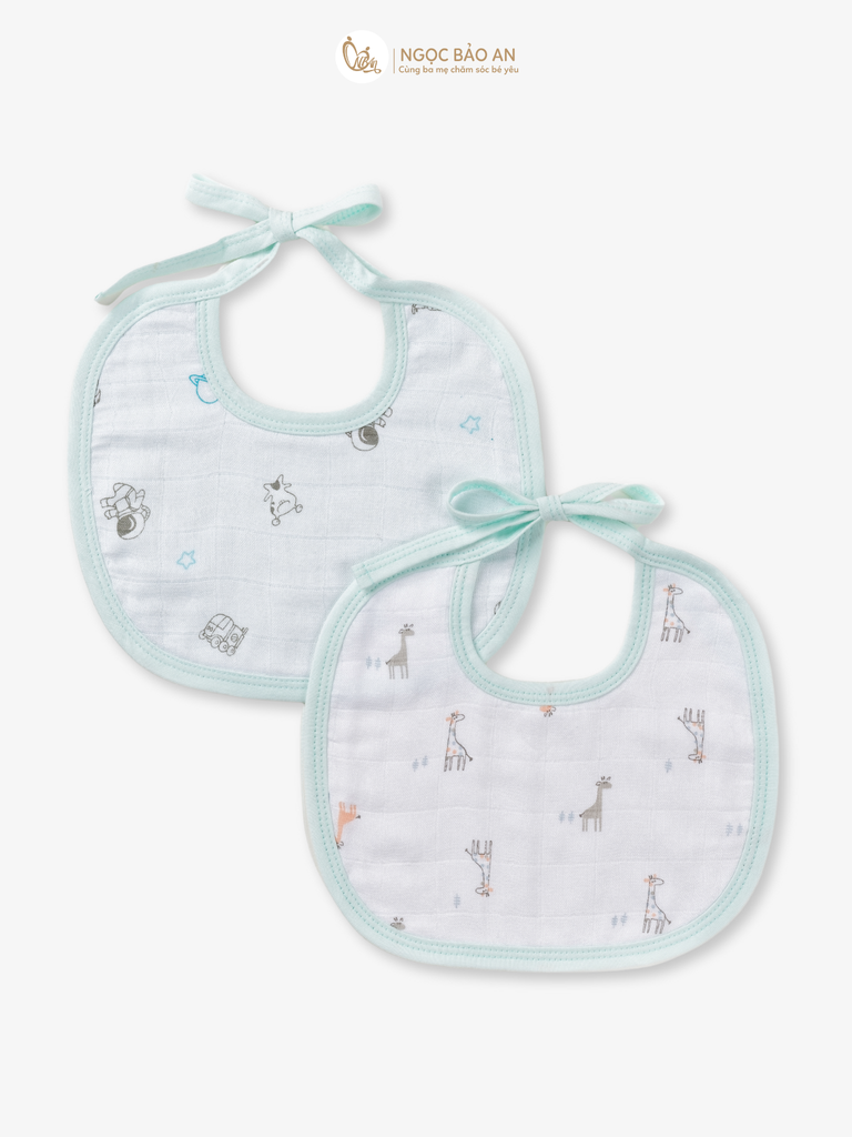 Yếm Honey Bamboo - Cotton cho bé